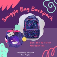 Smiggle ROAR PURPLE School Backpack