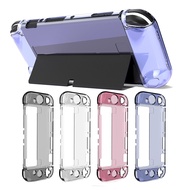 1 Set Transparent Protective Case For Nintendo Switch OLED Controller Games Accessories hard Protection Cover