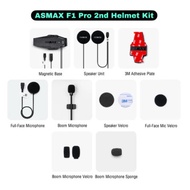 RideForce SG SELLER - ASMAX F1 Plus/ Pro/ S2 Accessories Clamp + Audio Kit  (does not include helmet