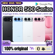 HONOR 500 Pro Snapdragon 8 Elite / HONOR 500 Snapdragon 8s Gen 4 | 6.55 inch 120Hz AMOLED | 8000 mAh