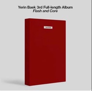 預訂Yerin Baek 白藝潾正規三輯 Flash and Core專輯