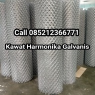 Kawat Harmonika Tinggi 2 M, Tebal 3 Mm Galvanis