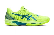 Asics Women Solution Speed FF 2 Tennis Shoes (Hazard Green/Reborn Blue) - LIMITED STOCK
