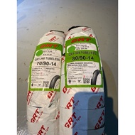 TAYAR GLOBAL RUBBER GRT-368 TUBELESS (BUNGA ROSSO) COMBO/PCS 70/90/14-80/90/14