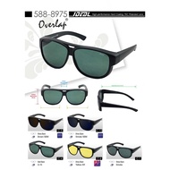 New Design IDEAL 588 8975 Unisex Overlap Premium Summer Fit Over Reduce Glare UV Filter Glasses Driv