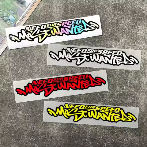 1PC NEED FOR SPEED Vinyl Waterproof Sticker for Motorcycle Motorbike Trucks Car Windshield Body Deco