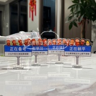 Pig Man GGBond Cartoon Motivational Study Stand Creative Acrylic Memo Clip Decoration Customizable