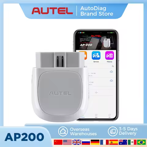 Autel MaxiAP AP200 Scanner Bluetooth OBD2 All System Automotive Diagnostic Tool TPMS Code Reader EPB