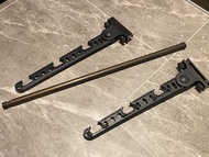 啡色好易掛鋁窗晒衣架