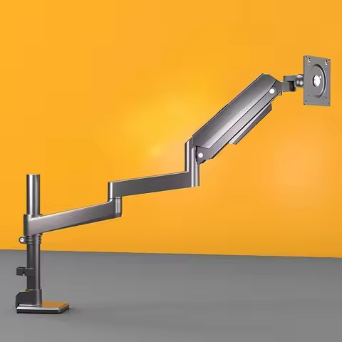 Extended arm 82cm hairtail screen monitor bracket cantilever lifting desktop heightening base 32/34/