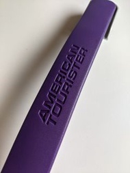 luggage handle 現貨 purple with American tourister logo factory original, with metal pins and silver s