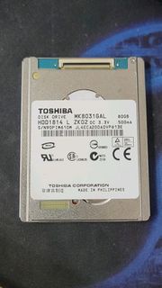 TOSHIBA 1.8吋古早硬碟 MK8031GAL 80GB HDD1814