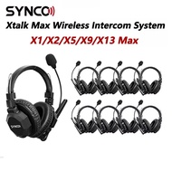SYNCO Xtalk XMax X2Max X5Max X9Max X13Max Wireless Intercom System 2.4G Communication Headset With B