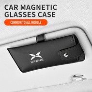 Xpeng X9 G9 G6 P7 car glasses box,sun visor glasses case car storage