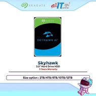 Seagate Surveillance Hard Drive 24/7 SkyHawk / SkyHawk AI for DVR, NVR & Video Analytics (1TB/2TB/4T