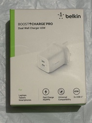 Belkin BOOST↑CHARGE PRO 65W 雙頭充電器