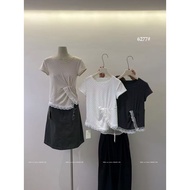 NEW SG01 6277 Lace Trim T-shirt