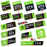 High Quality RTX 4090TI 4080 4070TI 4060 Sticker Label For Laptop Desktop Computer CPU Label Sticker