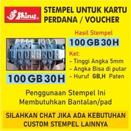 Starter Card Stamp 2-digit Voucher/ 5mm/