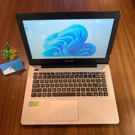 LAPTOP ASUS VIVOBOOK I7 RAM 8GB SSD 128GB NVIDIA | SECOND/BEKAS