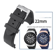 Silicone Rubber Watch Band For Daily Commute Fitness Sports For W0247G3 W0040G3 W0040G7 22mm Flexibl