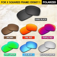 1.5mm Polarized Replacement Lenses for X Squared OO6011 58mm Sunglasses - Impact-Resistant Material