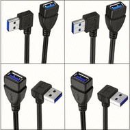 Petrichor USB3 0 Male To Female Extension Cable With Right And Left Angle 20cm 7 87inch