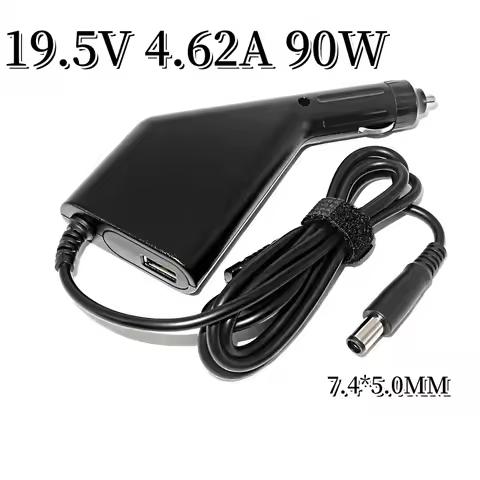 90W Laptop Car Charger for Dell D505 D510 D610 D620 E5530 E5400 E6400 E6500 M70 Vostro 1014 1015 DC 