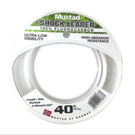 Mustad Fc Shock Leader Line 100% Fluorocarbon 50m (30lbs/40lbs/50lbs/60lbs/80lbs)