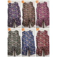 Cotton Sleeveless Set Bust 52 Inches/Elastic Waist Pants Up To 52/XXL