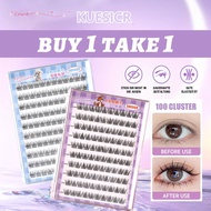 200-240PCS False Eyelashes KUESICR Glue-free False Eyelashes super sticky BQI Grafting Eyelash