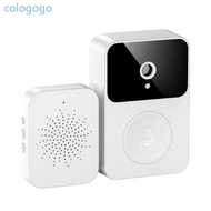 COLO Wireless Video Doorbell Camera with Chimes Battery Powered 2-Way Audios Doorbell Night  Outdoor Door Bells Video