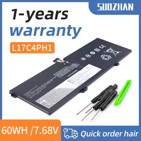 SUOZHAN NEW Battery L17C4PH1 L17M4PH2 L17M4PH1 For Lenovo Yoga 7 Pro Yoga C930-13IKB 5B10Q82425 Pro-