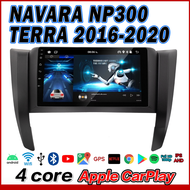 HO จอแอนดรอย 9 นิ้ว NAVARA NP300 TERRA 2016-2020 android car จอติดรถ WIFI GPS 2DIN หน้าจอแสดงผลแบบสัมผัสแบบเต็มความละเอียดสูง มัลติฟังก์ชั่นหน้า apple carplay จอแอนดรอย