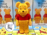 巜 MEDICOM TOY BE@RBRICK DISNEY WINNIE THE POOL 小熊維尼 COSTUME Ver. (PILE FABRIC ) 400% 》