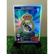 2017-18 Topps UEFA Champions Match Attax Club Badge Logo Real Madrid CF 1