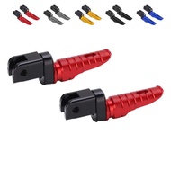 Motorbike Footrest Anodized Surface Tapered Motorcycle Front Foot Peg Comfortable T6063 Aluminium Al