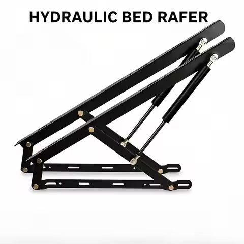 2pcs Bed Lift Mechanism 22kg/48.5lbs Load Capacity Hydraulic Gas Spring Bed Storage Lift Kit for Sto