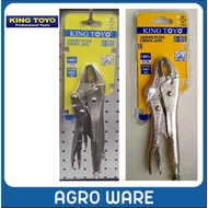 KING TOYO LOCKING PLIERS CURVED JAWS 5" 7"
