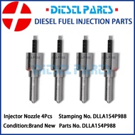 4Pcs Fuel Injector Nozzle DLLA154P988 for Hyundai D4GA 095000-7140 33800-52000&*&*