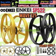 WAVE 125 SP522 ENKEI Sport Rim WAVE125 1.4/1.4 SIAP Free Bearing Bush Ready Stock SP522 WAVE125S WAV