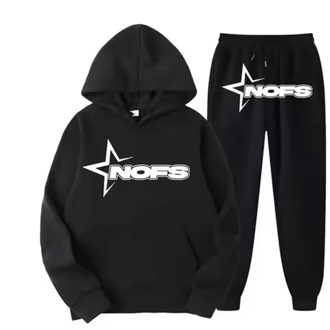 2024 men and women of the same fashion trend hoodie casual two-piece suit jacket pants fashion brand