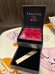 YSL 聖羅蘭唇膏口紅1966小金條永生花玫瑰禮盒套裝 生日 情人節 520節 聖誕節