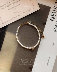 whisper.ring - HER HEART PEARL BRACELET