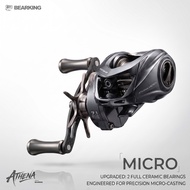 BEARKING Athena30-BFS 133g Baitcasting Fishing Reel Ultralight 7.1:1 High Speed Gear Ratio 6+1BB Max