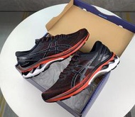 ASICS 亞瑟士 GEL-KAYANO 27 高支撐 路跑 黑色 黑紅 慢跑鞋 男鞋