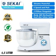 Sekai Stand Mixer Com Grande MX687B 6.5L 3in1 MX 687 Stainless Steel Bowl