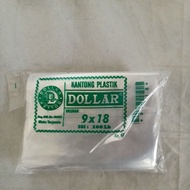 Plastic 9x18 dollar 5 packs