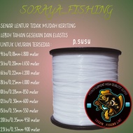 Senar pancing super kuat kecil anti keriting dan mudah tenggelam ukuran 100m kenur pancing anti krit