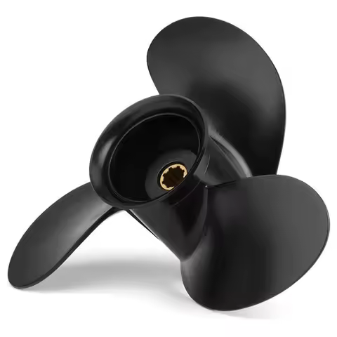 Marine Propeller 48-828156A12 Upgraded Aluminum Outboard Propeller 6/8/9.9/10/15HP For Mercury Outbo